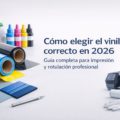 Cómo elegir el vinilo correcto en 2026: guía completa para impresión y rotulación profesional